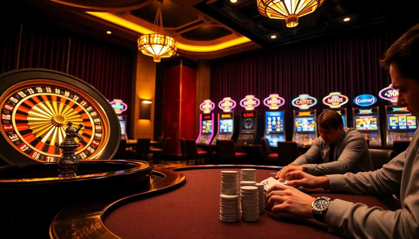 Experience the thrill of the SC88 at a luxurious casino poker table.