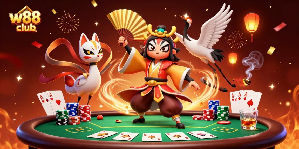 Chơi game tại w88 club với hình ảnh 3D sinh động, mang đến trải nghiệm casino tuyệt vời.