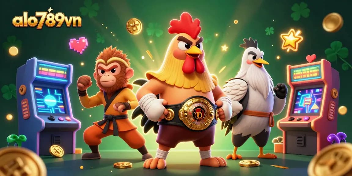 Enhance your gaming experience with alo789vn's live action featuring vibrant characters and casino-themed elements