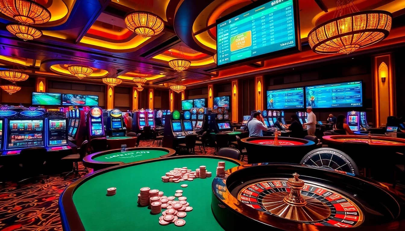 Experience the thrill of winning at 88bet with exciting casino games and vibrant gaming floor elements.