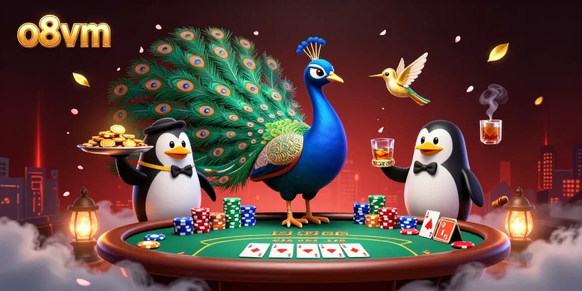 Experience thrilling poker action at o8vm with vibrant characters, classic gameplay, and dazzling casino elements.