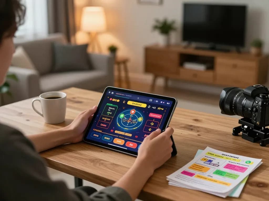 Player engaging with the latest dh88vip online casino app on a tablet, highlighting responsible gambling.