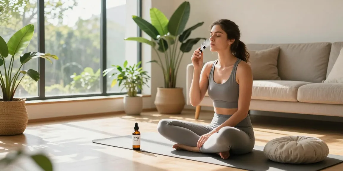 properloud premium CBD oil and vape device for natural wellness in a cozy living room