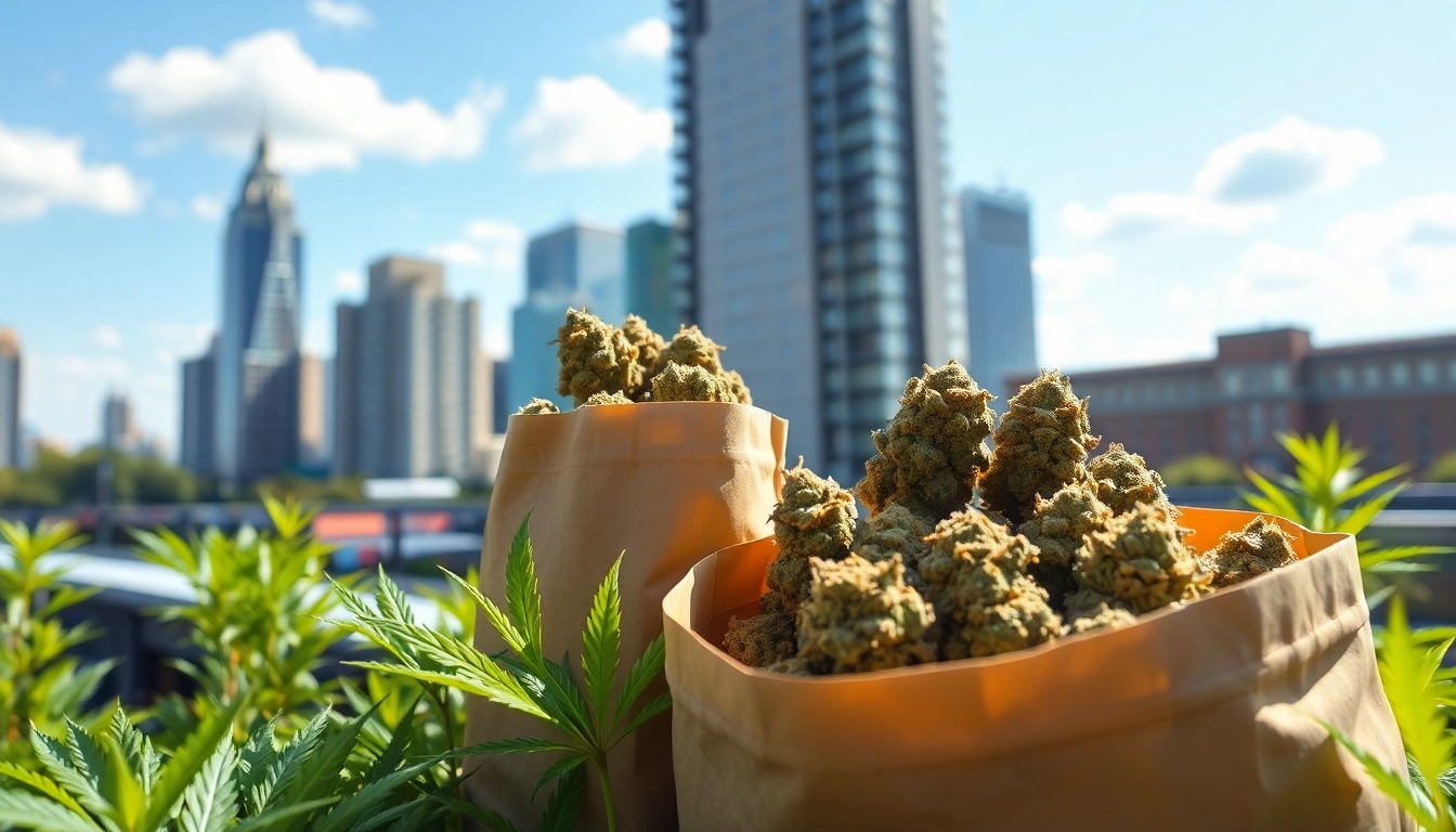 Experience seamless bud delivery uk with fresh cannabis in stylish urban bags.