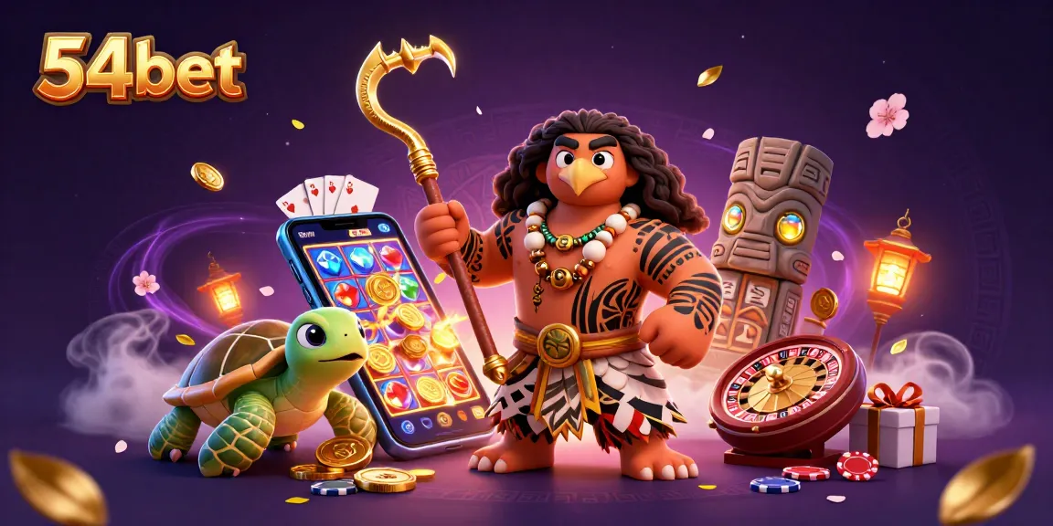Engage with exciting games and bonuses at 54bet's vibrant casino environment.