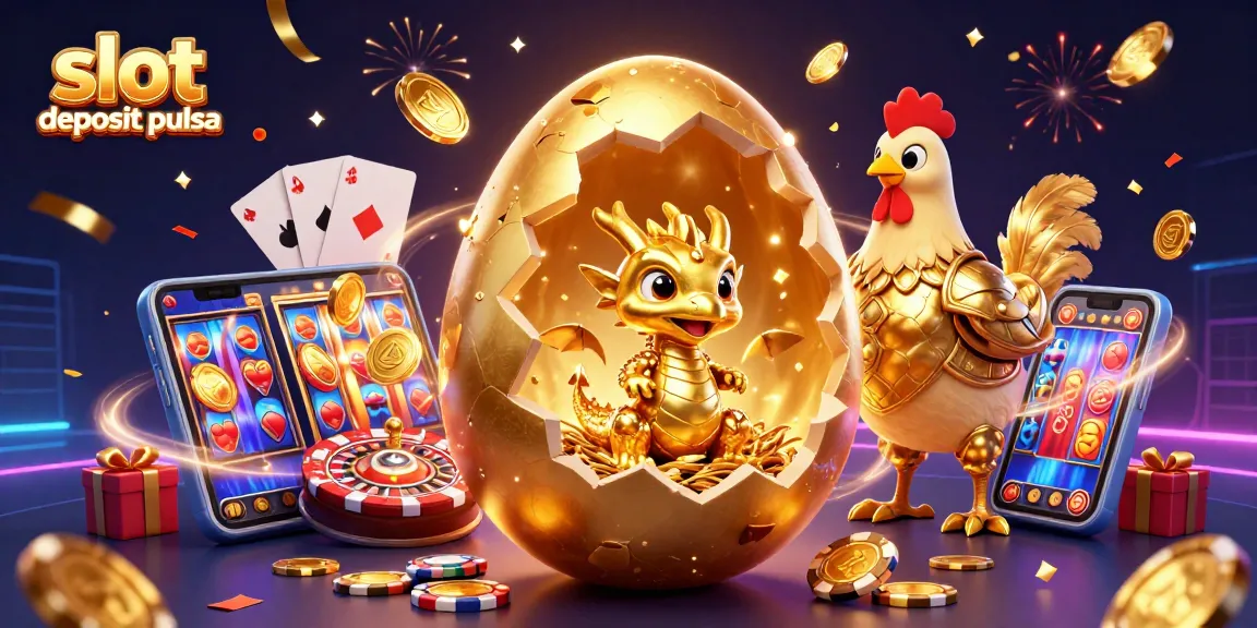 Slot deposit pulsa untuk permainan slot online yang seru dengan berbagai elemen kasino menarik