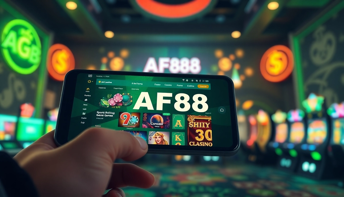 Experience AF88's user-friendly online casino platform featuring vibrant gaming options and digital currency.