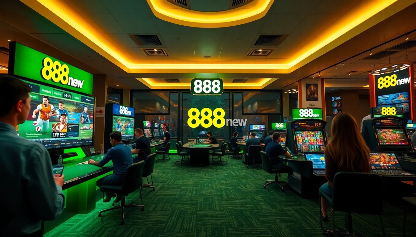 Engaging online gaming experience at 888new with vibrant colors and interactive elements.