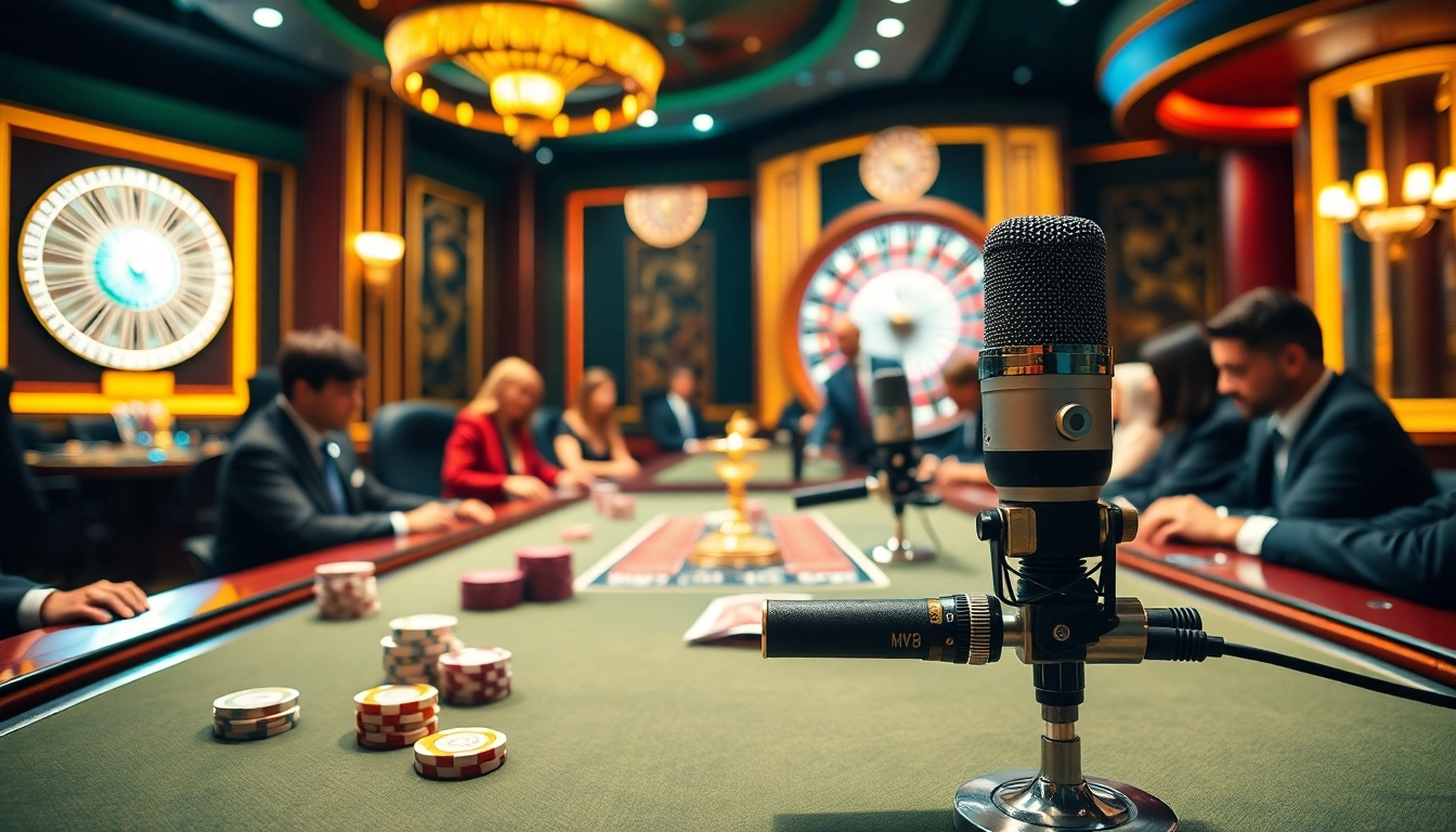 Capturing poker excitement at a casino with MV88 microphones for professional audio.