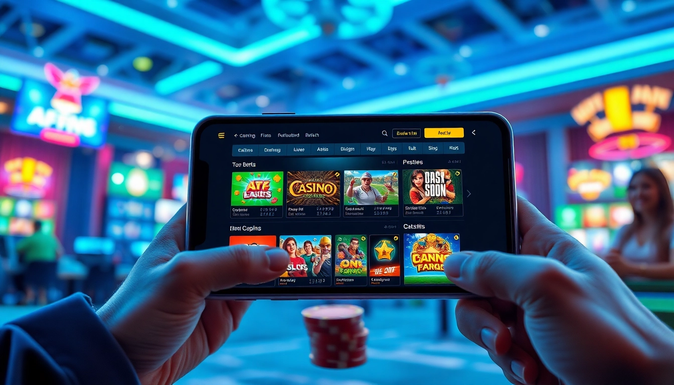 AF88 online betting platform showcased on a smartphone, highlighting exciting gaming experiences.