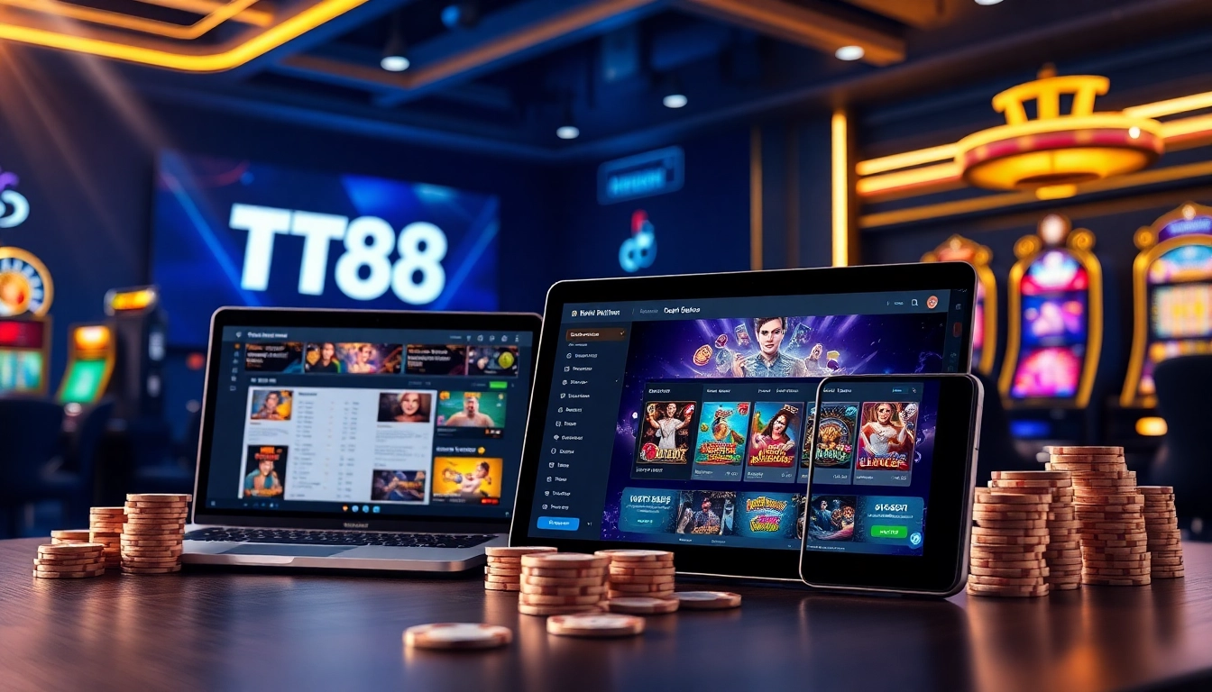 TT88 online gaming platform showcasing exciting betting options and user-friendly interface.