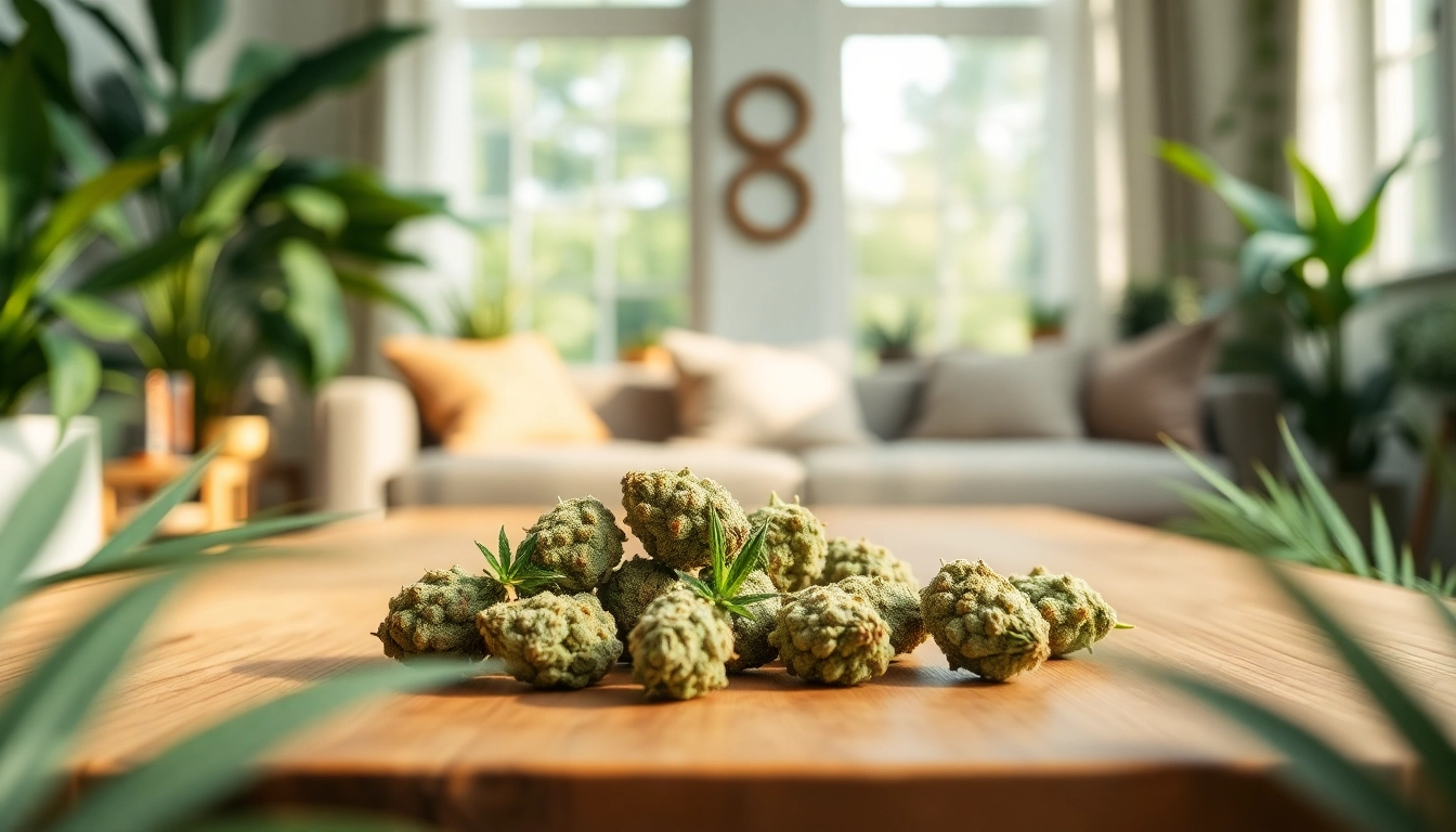 Enhance mental wellness with a beautifully arranged display of Mental Wellness CBD buds.
