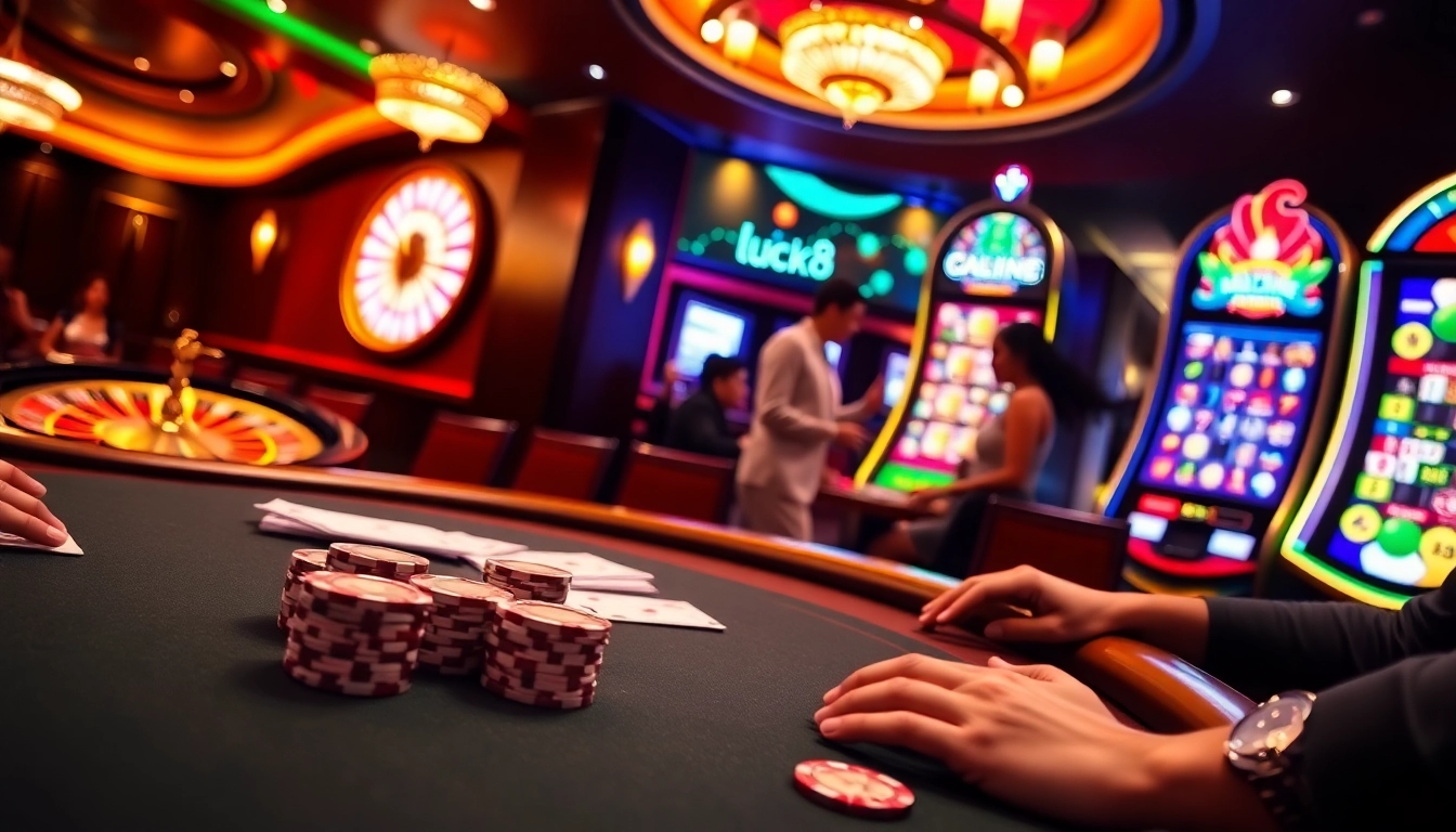Experience the thrill of luck8 casino with engaging casino games and vibrant atmosphere.