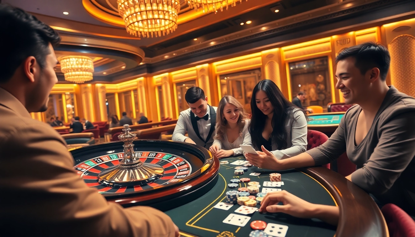Experience the thrill of betting at LC88's premium casino with vibrant games and engaging players.