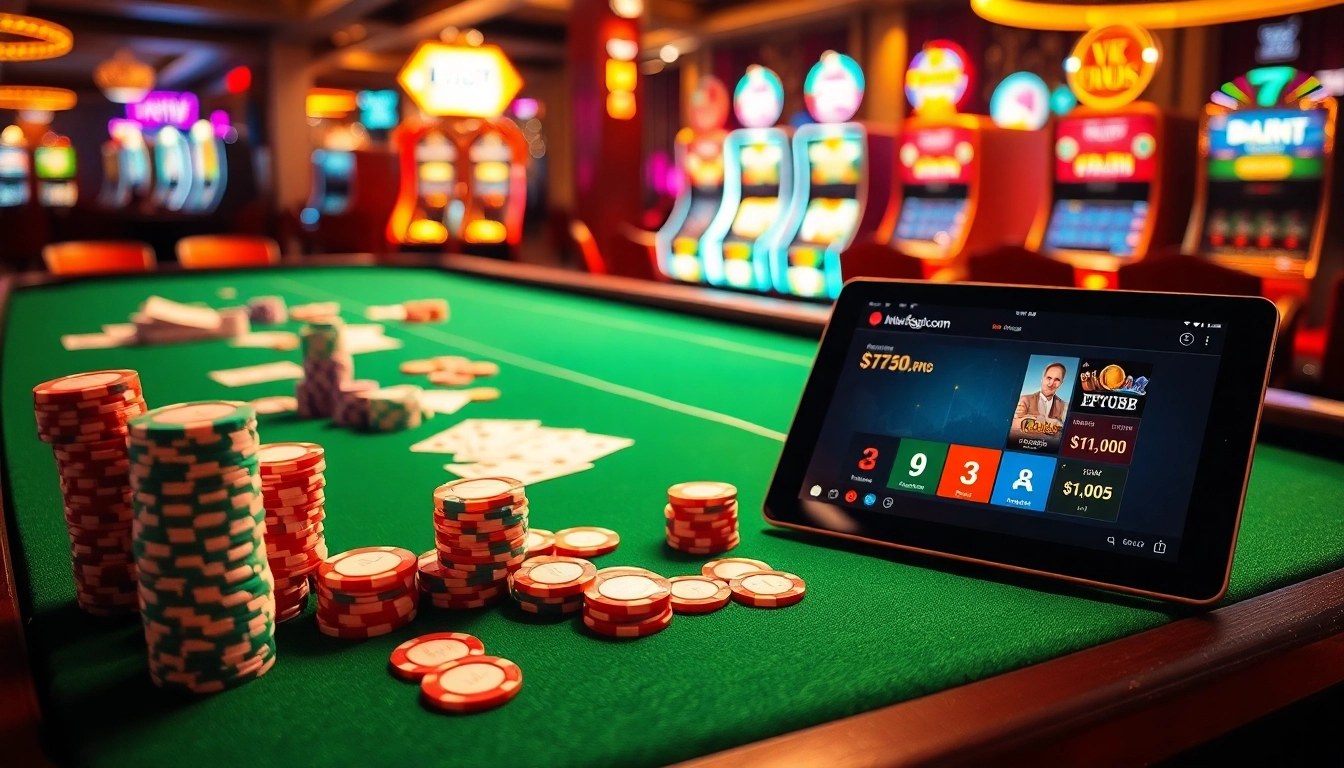 Experience the thrill of gambling with vibrant tables and slot machines at https://ffgg88.com/, combining luxury and excitement.