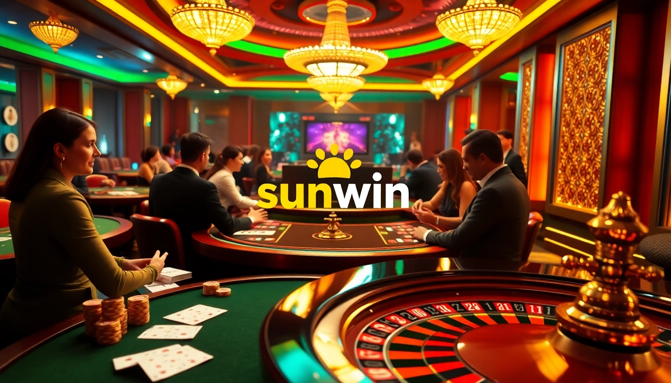 Experience the excitement of sunwin online gaming with engaging tables and vibrant betting action.