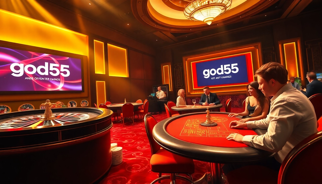 Experience the excitement of god55 with high-stakes casino games and luxurious ambiance.