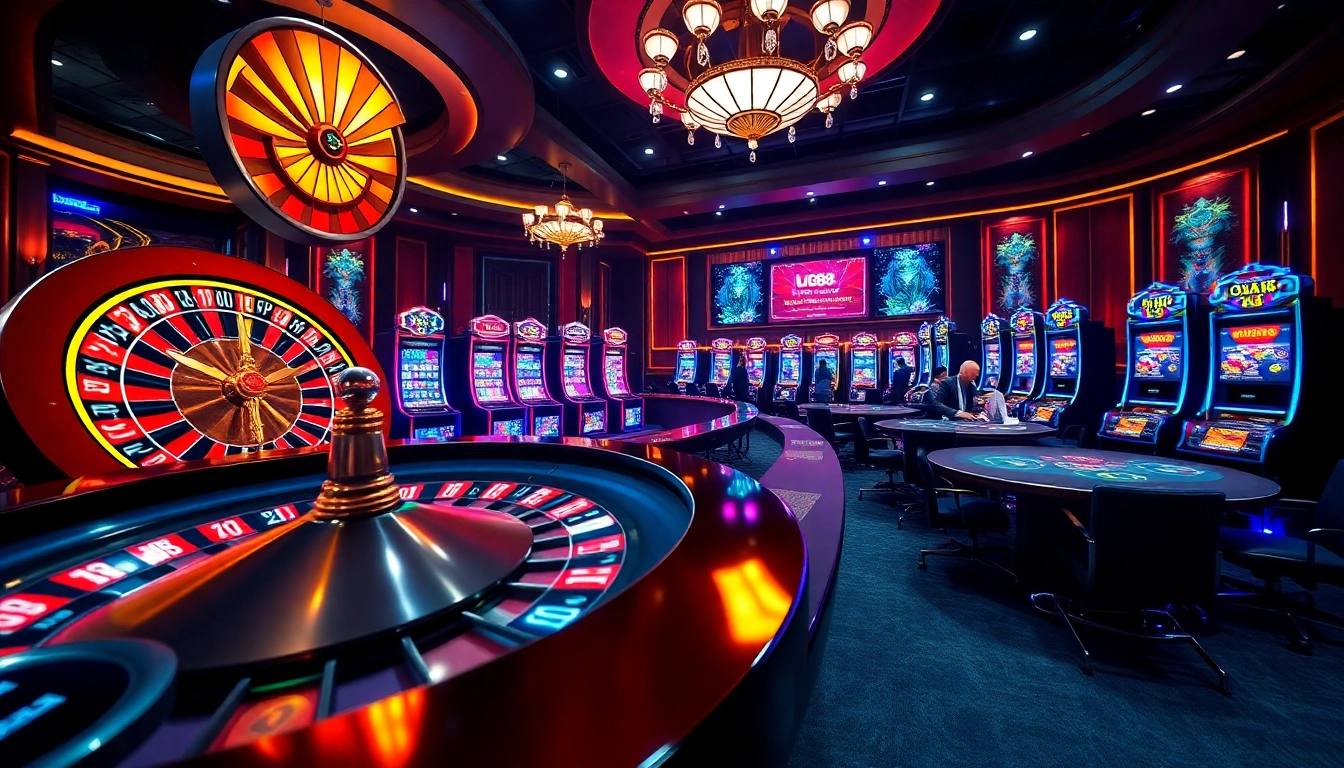 Experience online gambling excitement at uu88 with interactive casino games and vibrant visuals.