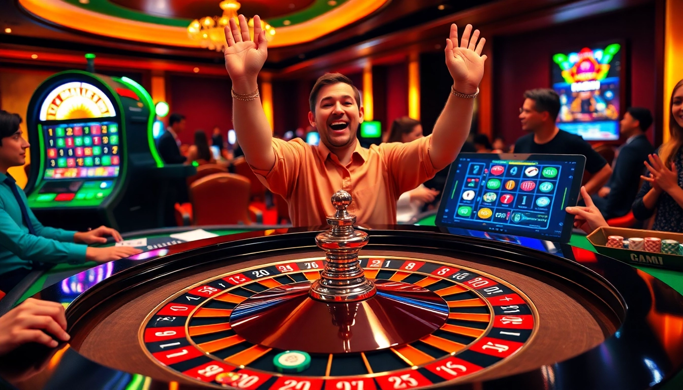 Experience the excitement of MM88 ZO with vibrant casino scenes and thrilling gameplay.