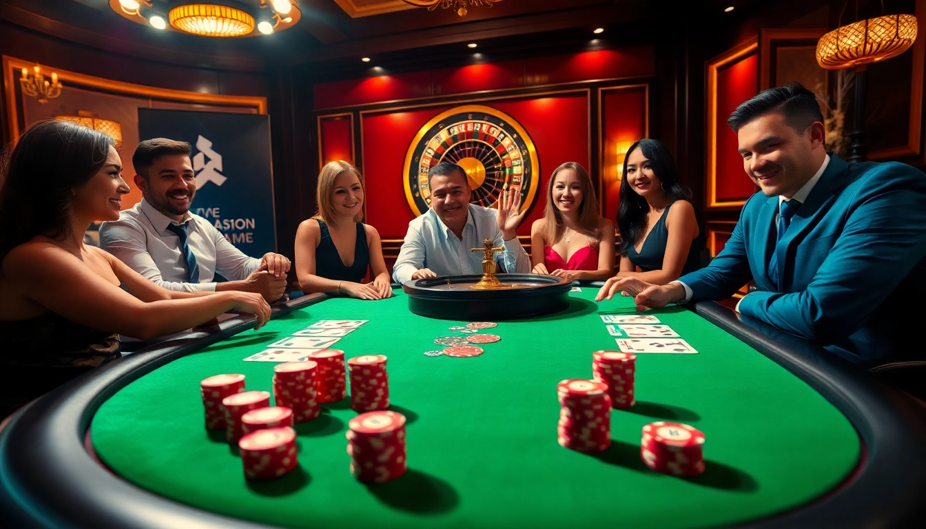 Engage with vibrant poker action at VN168, showcasing intense gameplay and colorful chips.