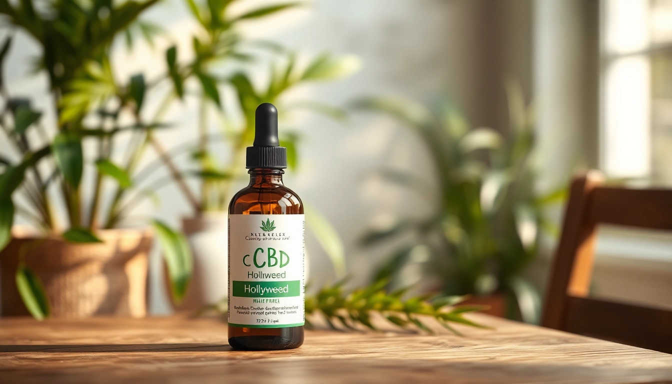 Utilisez l'huile cbd hollyweed pour votre bien-être dans un cadre apaisant et naturel.