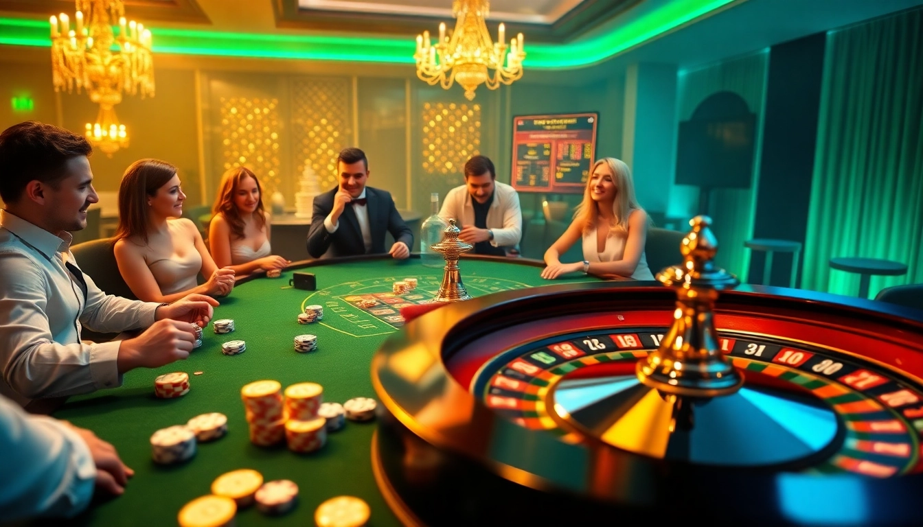 Experience thrilling bets and exhilarating gameplay with jeetbuzz at a luxurious casino table.