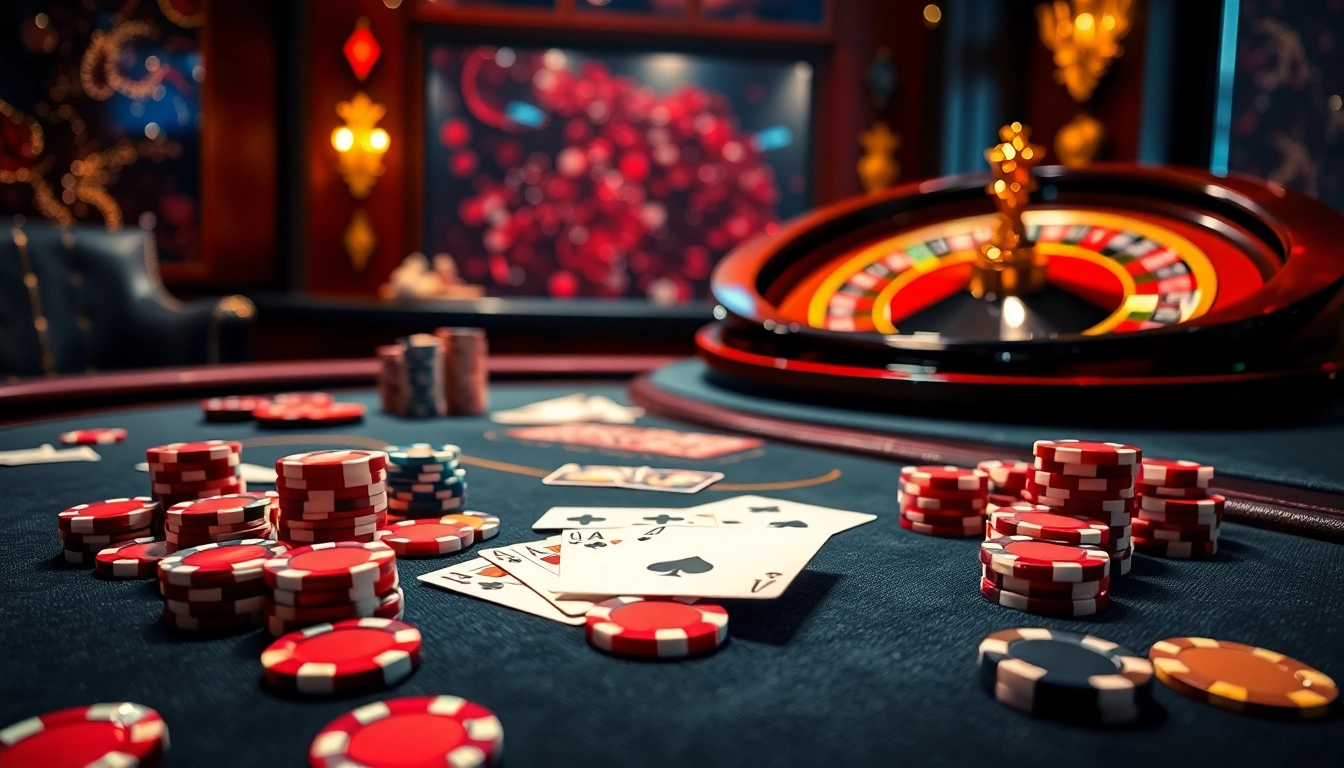 Experience the excitement of idnslot with vibrant poker chips and thrilling casino games.