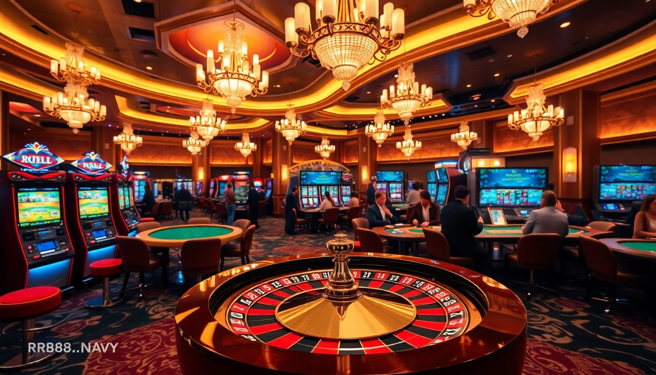 Engage in thrilling games at https://rr88.navy/ with vibrant casino gaming floor and exciting roulette.
