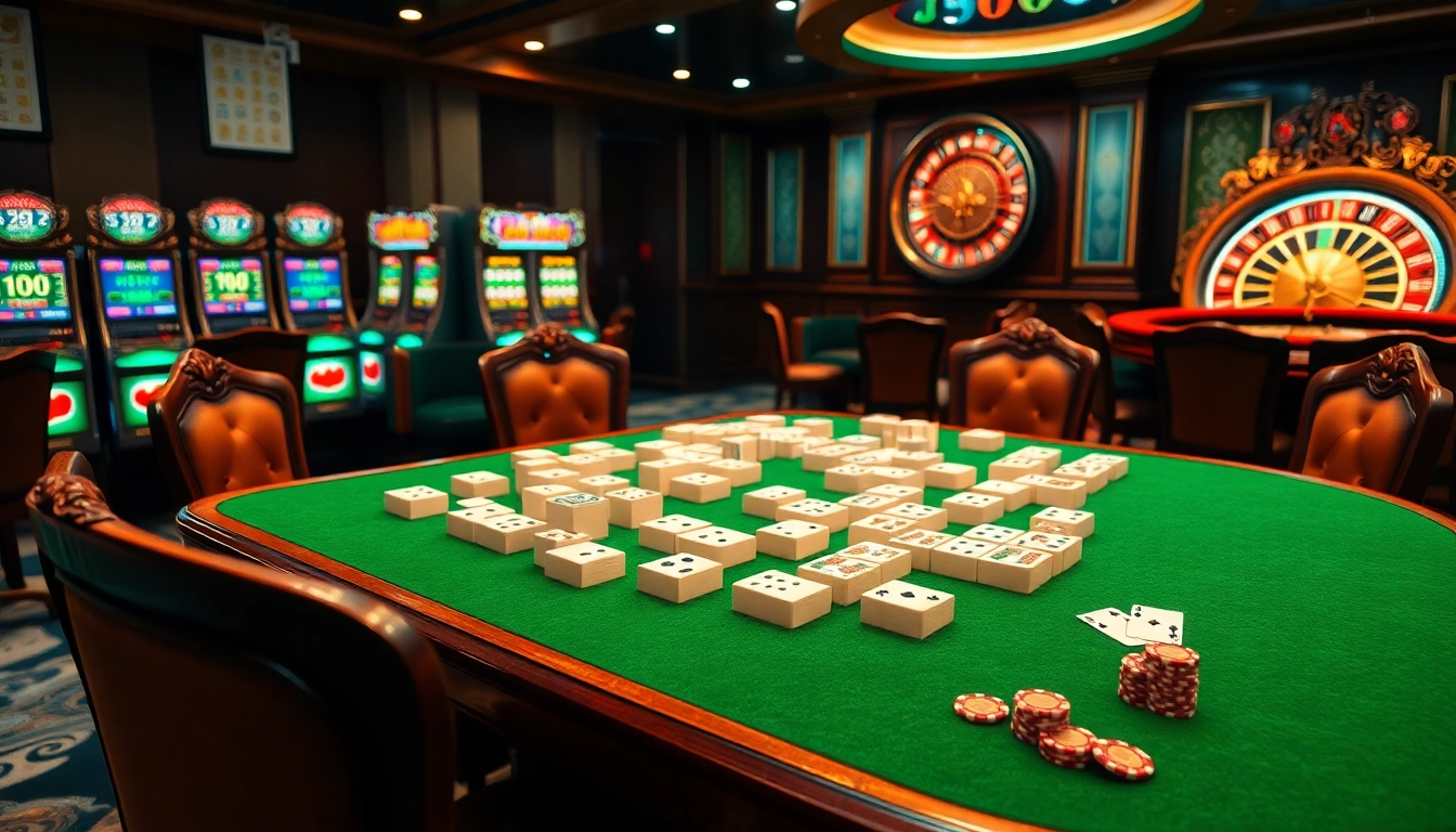 Experience the thrill of Mahjong Ways 2 at a luxurious casino, featuring intricate mahjong tiles and vibrant gameplay.