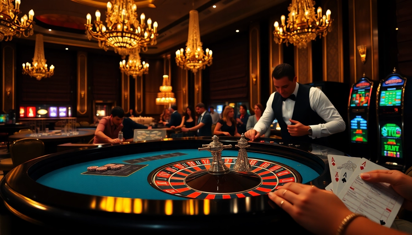 Experience the hidden wiki current status with a thrilling casino scene featuring strategic poker plays and vibrant roulette tables.